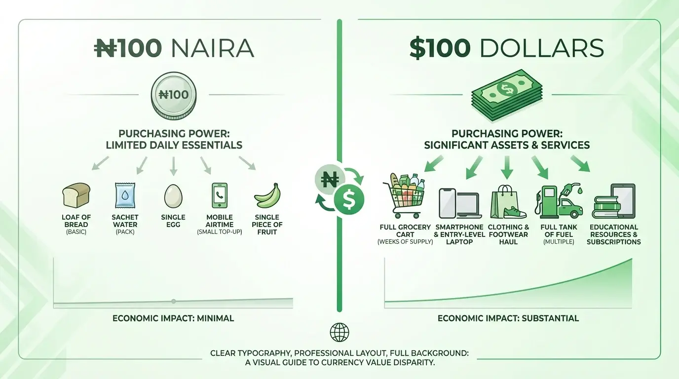 Naira vs Dollar Comparison